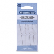 Beadalon aghi flessibili 6.4cm medio argento