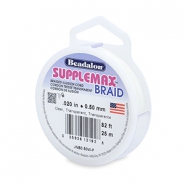 Beadalon filo infilaperle Supplemax intrecciato diametro 0.50mm 25metri trasparente