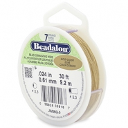Beadalon filo infilaperle 7 fili diametro 0.61mm oro