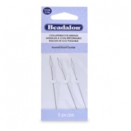 Beadalon aghi flessibili 6.4cm assortiti argento