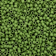 Perline Miyuki Delica 11/0 Opaque matte avocado green DB-1585