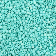 Perline Miyuki Delica 11/0 Opaque matte AB turquoise green DB-878