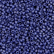 Rocailles Miyuki 11/0 Opaque matte luster cobalt blue 11-2075