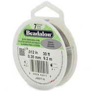 Beadalon filo infilaperle 7 fili diametro 0.30mm acciaio inossidabile brillante