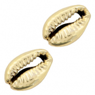 Perline di conchiglia prodotti speciali conchiglia ciprea oro