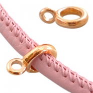 Perline di metallo DQ color oro rosa Componenti di metallo DQ color oro rosa