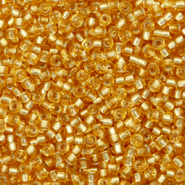 Rocailles Miyuki 11/0 Silverlined dark gold 11-4