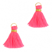 Nappine 1.5cm oro-rosa shocking