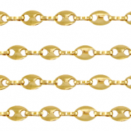 Componenti in acciaio inossidabile catena a rol&ograve; puffed anchor mariner links oro