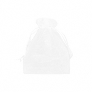 Sacchetti in organza 7x9cm bianco