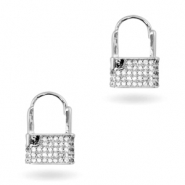 Orecchini con zirconia argento