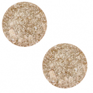 Cabochon Polaris Elements 20 mm piatto Goldstein pesca arrossire