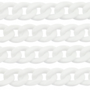 Catena in acrilico 22mm bianco