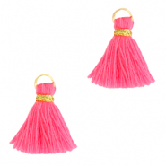 Nappine 1.5cm oro-rosa neon