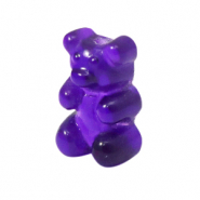 Pendenti in resina orso gommoso viola