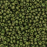 Rocailles Miyuki 11/0 Opaque luster kaki green 11-2539L