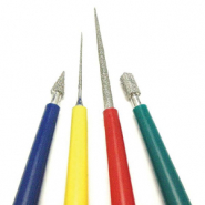Beadsmith set di alesatori multicolore-argento