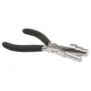 Beadsmith pinza per creare anellini nero-argento