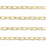 Componenti di metallo DQ catena a rol&ograve; maglie 6mm oro (privo di nichel)