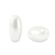 Imitazione di perle d'acqua dolce chicco di riso bianco