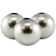 Perline di metallo DQ 4mm argento antico 
