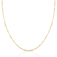 Collane in acciaio inossidabile beige latte-oro