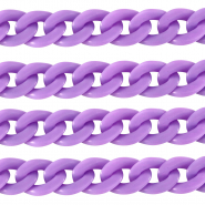 Catena in acrilico 18mm opaca viola petalo