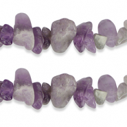 Perline in pietra naturale chips Ametista viola