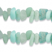 Perline in pietra naturale chips Amazzonite verde menta