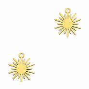 Ciondoli in acciaio inossidabile sole oro