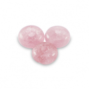 Perline di pietra naturale opale a rondella 4mm rosa chiaro