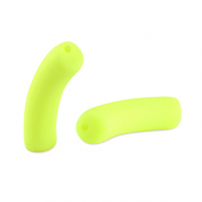 Perline in acrilico tubo opaca giallo neon