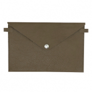 Pochette verde olivastro scuro