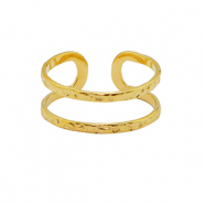 Anelli in acciaio inossidabile oro
