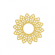 Ciondoli in acciaio inossidabile boh&eacute;mien fiore oro