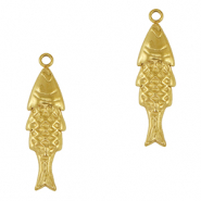 Ciondoli in acciaio inossidabile pesce oro