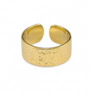 Anelli in acciaio inossidabile ''Love'' oro