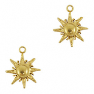 Ciondoli in acciaio inossidabile sole oro