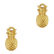 Ciondoli in acciaio inossidabile ananas oro