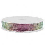 Coda di topo intrecciato 1mm viola metallico