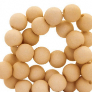 Perline in acrilico 6 mm marrone chiaro