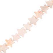 Perline di conchiglia stella rosa chiaro