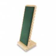 Espositore per bigiotteria per bracciali natural-verde scuro
