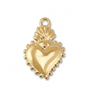 Ciondoli di metallo cuore oro