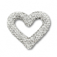 Perline in stile boh&eacute;mien cuore argento