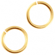 Anellino apribile di metallo DQ 8mm oro (privo di nichel)