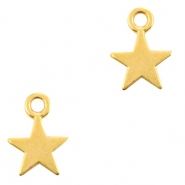 Ciondoli di metallo DQ stella oro (privo di nichel)