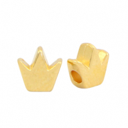 Perline di metallo DQ corona oro (privo di nichel)