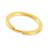 Componenti di metallo DQ anello bris&eacute; per portachiavi 25 mm oro (privo di nichel)