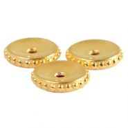 Perline di metallo DQ rondella 11mm oro (privo di nichel)